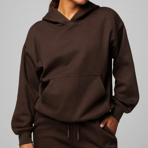 Cacao Cozy Fleece Hoodie 🦋 - Picture 1 of 1